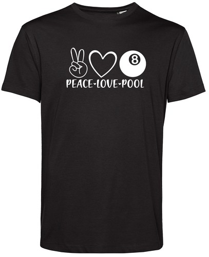 Bio shirt peace love - peace,, pool