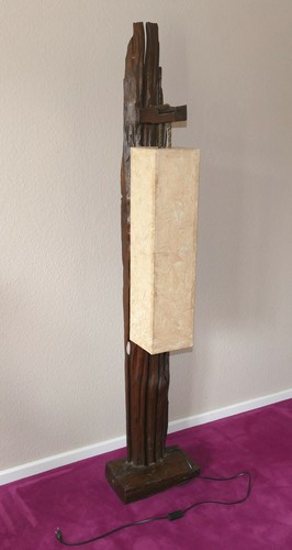 Unikat stehlampe baumstamm - stehlampe,