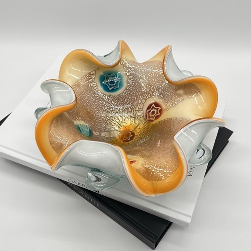 Vintage murano glas schale - vintage,