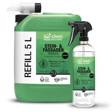 bio-chem Stein- und Fassadenreiniger 5,75 L: Kanister + Flasche + Ablasshahn