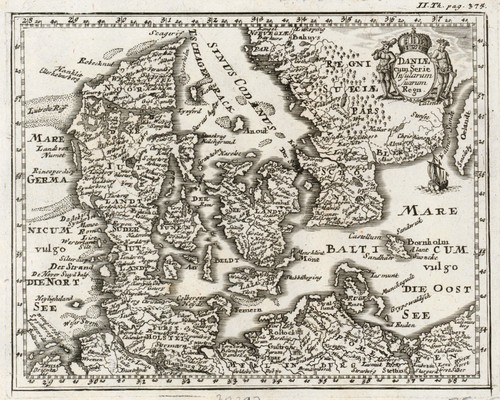 Dänemark original kupferstich - dänemark,