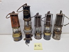 5 alte Grubenlampen