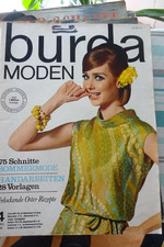 burda moden,  4/ 1965, Schnitte, Nähanleitungen für Sommer Urlaub schöne Kleider