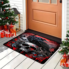 Fußmatte Rabe Gothic