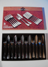 Fischbesteck * von WMF * Modell Englisch Spaten * für 6 Personen * Cromargan *