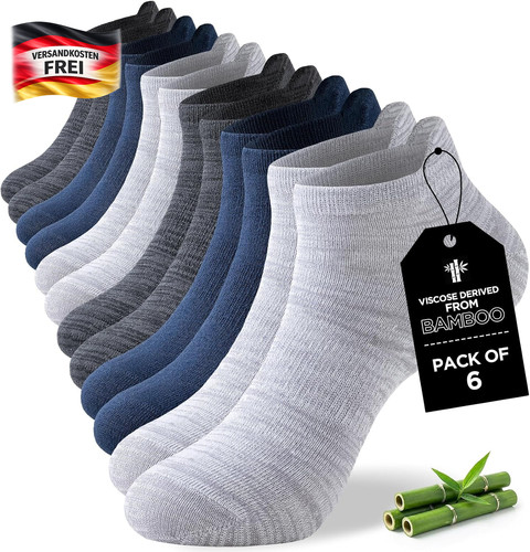 Bambus sneaker socken herren - bambus,
