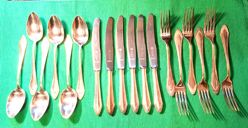 Silber besteck teilig mit - silber,