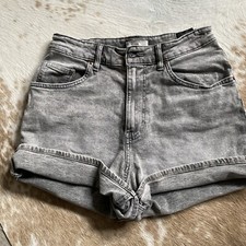 H&M Bermuda Damen Grau Größe