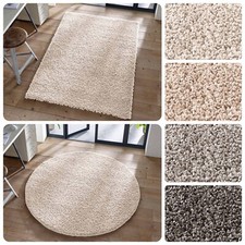 Teppich Hochflor Shaggy Teppiche Langflor Uni Farben Wohnzimmer Öko Tex 100