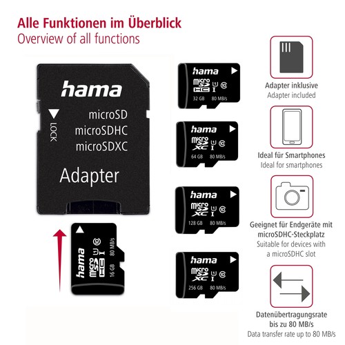 Hama micro sdhc sdxc - micro,
