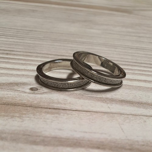 Antike ring silber - silber, farbig