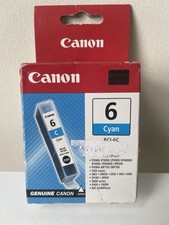 NEU Original Canon BCI-6C Tintenpatrone Cyan - 4706A002 - Original OEM