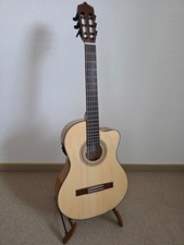 Konzertgitarre 7/8 La Mancha Perla Ambar S/63-CER neuwertig  Gitarre klein