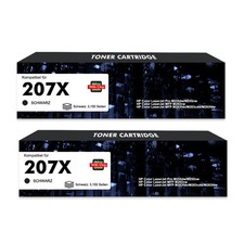 Toner Set für HP 207X W2210X LaserJet Pro M283fdw/fdn M255dw/nw M282nw MIT CHIP