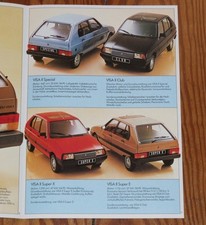 1981 Citroen Visa II Prospekt brochure n AX BX CX Xantia Xsara XM