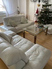 Rolf Benz Leder 3er 2er und