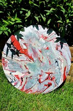 Acrylbild abstrakte kunst - acrylbild,