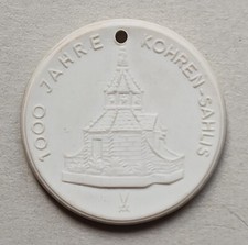 Meißener Porzellan: Kohren-Sahlis 1000 Jahrfeier 974-1974 Töpfer, Schwertermarke