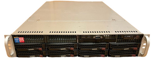 Supermicro cse 825 bay - 2u, 8-bay