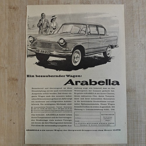 Lloyd arabella auto - lloyd,