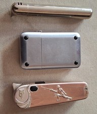 3 Feuerzeuge, Rowenta Gas Snap Lighter, EAGLE Messer Kombi, Stabfeuerzeug ru