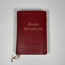 1928 Baedeker's Switzerland