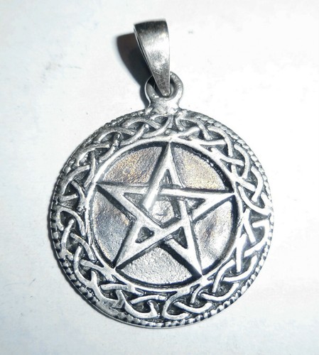 Anhänger kette pentagramm - anhänger,