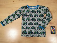 T-Shirt, Smafolk, G.r 122-128, grau, Motiv: Traktor