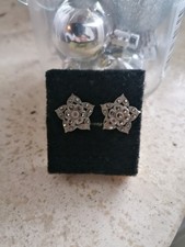 Ohrclips Art Deco Silber