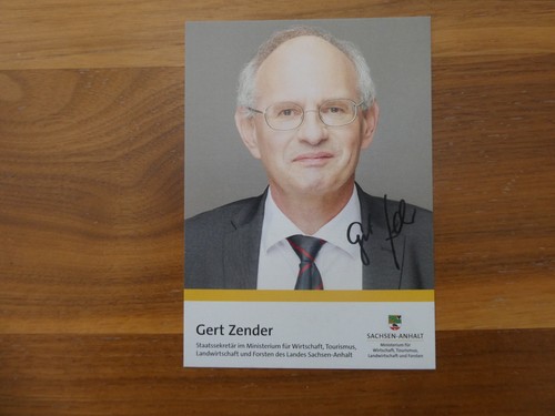 Gert zender autogramm - gert,