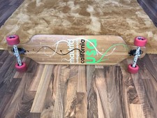 Longboard mit Madrid Deck, Paris Achsen und Pink Powerballs Rollen Top Zustand!