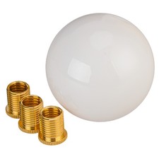 Universal Acryl Glänzend Weiß Runde Kugel Schaltknauf Manuelle Schaltung Good