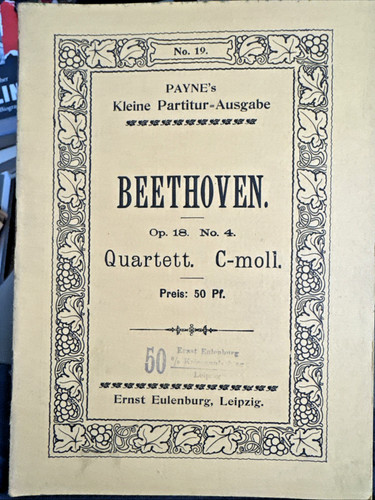 Beethoven quartett moll - beethoven,