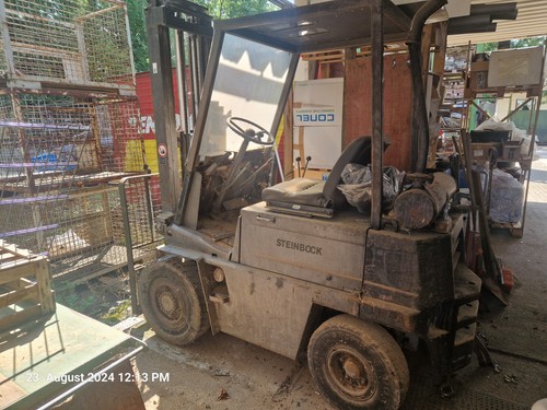Steinbock gabelstapler mit - steinbock,