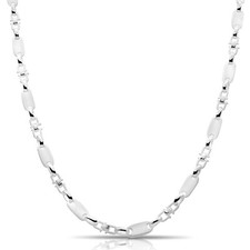 Plattenkette 6mm Massiv 925