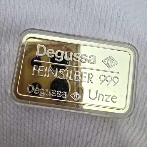 Degussa silberbarren unze - degussa,