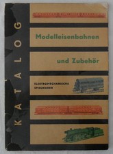 DDR Spielzeug Katalog Elektromechanische Spielwaren Modelleisenba