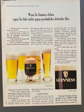 Guinness Freundeskreis deutscher Guinnes Trinker 1977 Vintage Ad Werbung Reklame