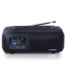 Blaupunkt Bluetooth 5.0 Lautsprecher mit DAB+ Radio, Schwarz