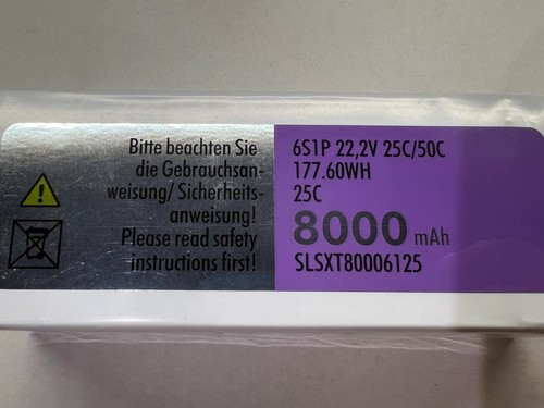 Sls xtron 8000 mah lipo - sls, akku