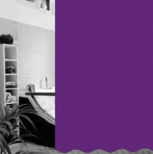 Bio Violet Lila Eco Duschvorhang 180 x 200 cm. 100% PEVA PVC Frei! REDUZIERT