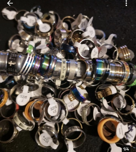 Stück edelstahl ring - 10,