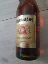 RARITÄT! Alte Flasche  Scharlachberg Meisterbrand, 0,7 l, 36%