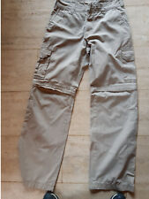 Cargohose  Damen Gr. 32/34 beige abtrennbare Beine Zip off Camel active