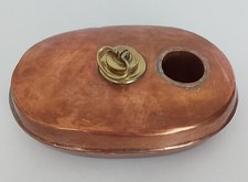 Alte kupfer bettflasche mit - alte,