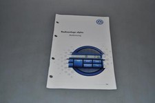Original VW Radioanlage Alpha Bedienungsanleitung Golf 4 IV Bora 