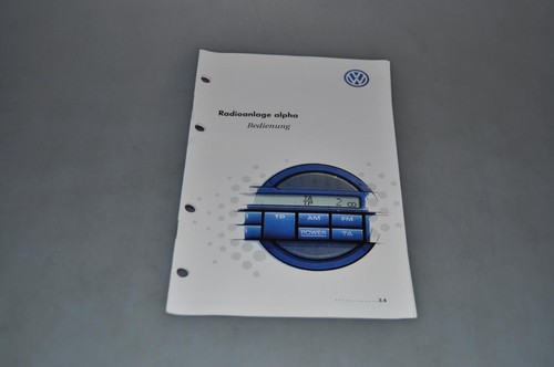 Original radioanlage alpha - vw,