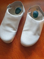 Pro Pedo Sandalen Slipper Hausschuhe Gr. 40, Weiß, Riemenlassche an der Ferse