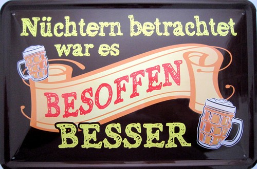 Schild blechschild 20x30 - 20x30, cm