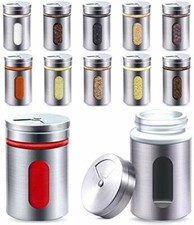 12 Gewürzstreuer Edelstahl